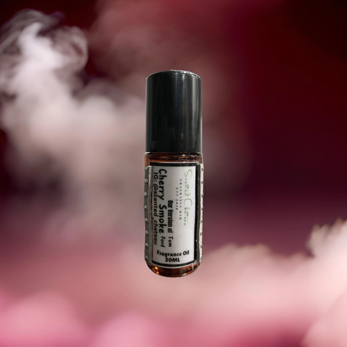 Cherry Smoke (Tom Ford Type) – Smoky Amber Cherry Unisex Body Oil | Scented Chateau Fragrance Bar