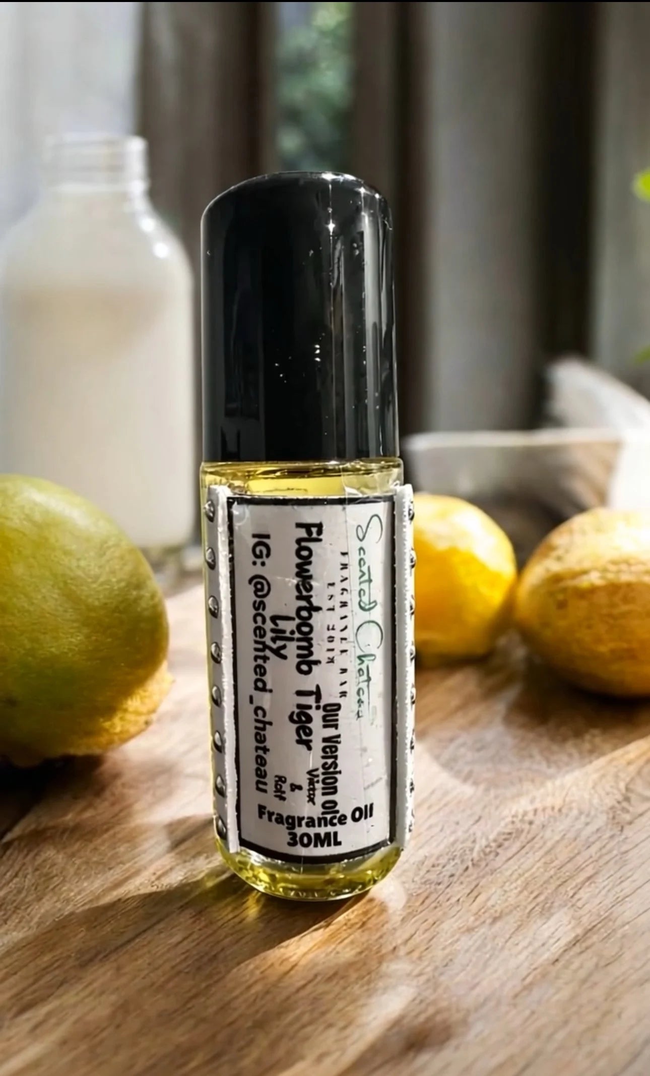 Flowerbomb Tiger Lily (Viktor & Rolf Type) – Tropical Coconut Mango Body Oil | Scented Chateau Fragrance Bar