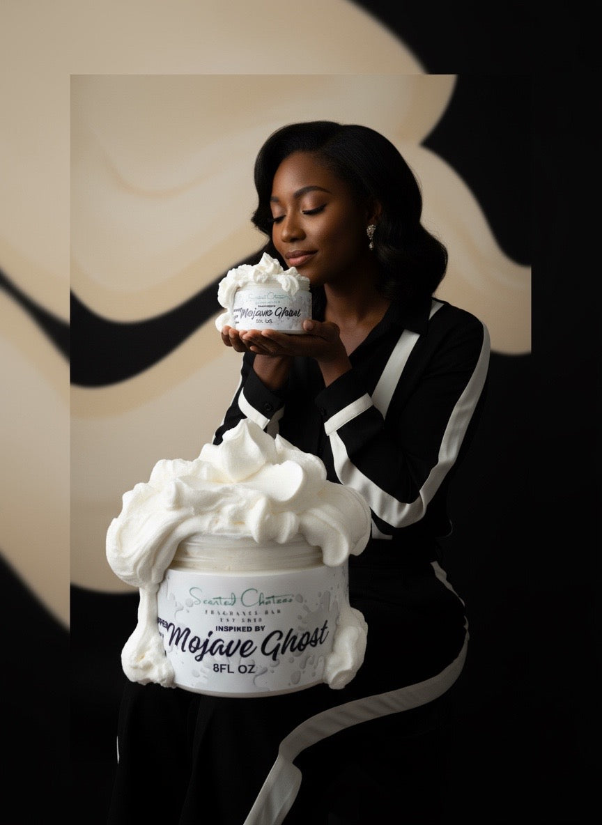 Mojave Ghost Whipped Body Butter – Violet, Amber & Sandalwood Luxury Moisturizer (Byredo Type)