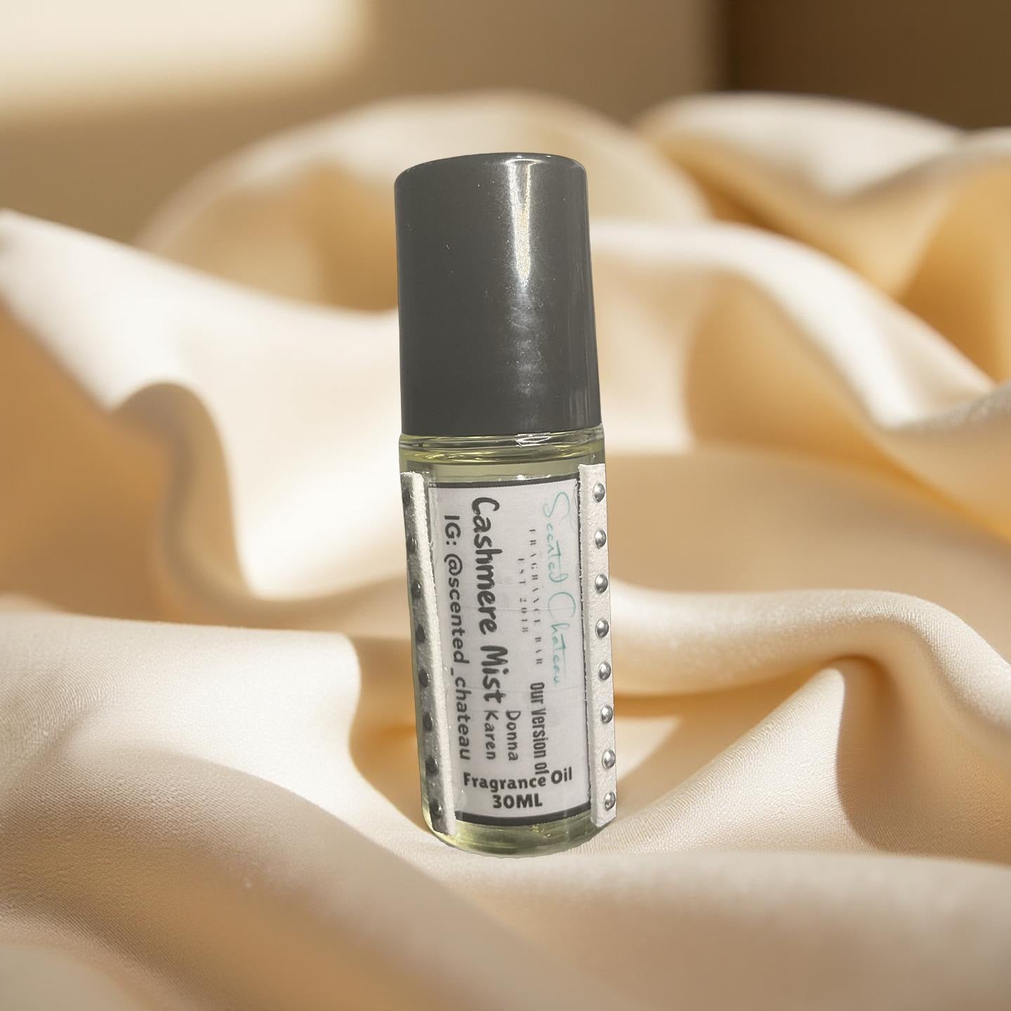 Cashmere Mist (Donna Karan Type) – Soft Floral Woody Musk Women’s Body Oil | Scented Chateau Fragrance Bar