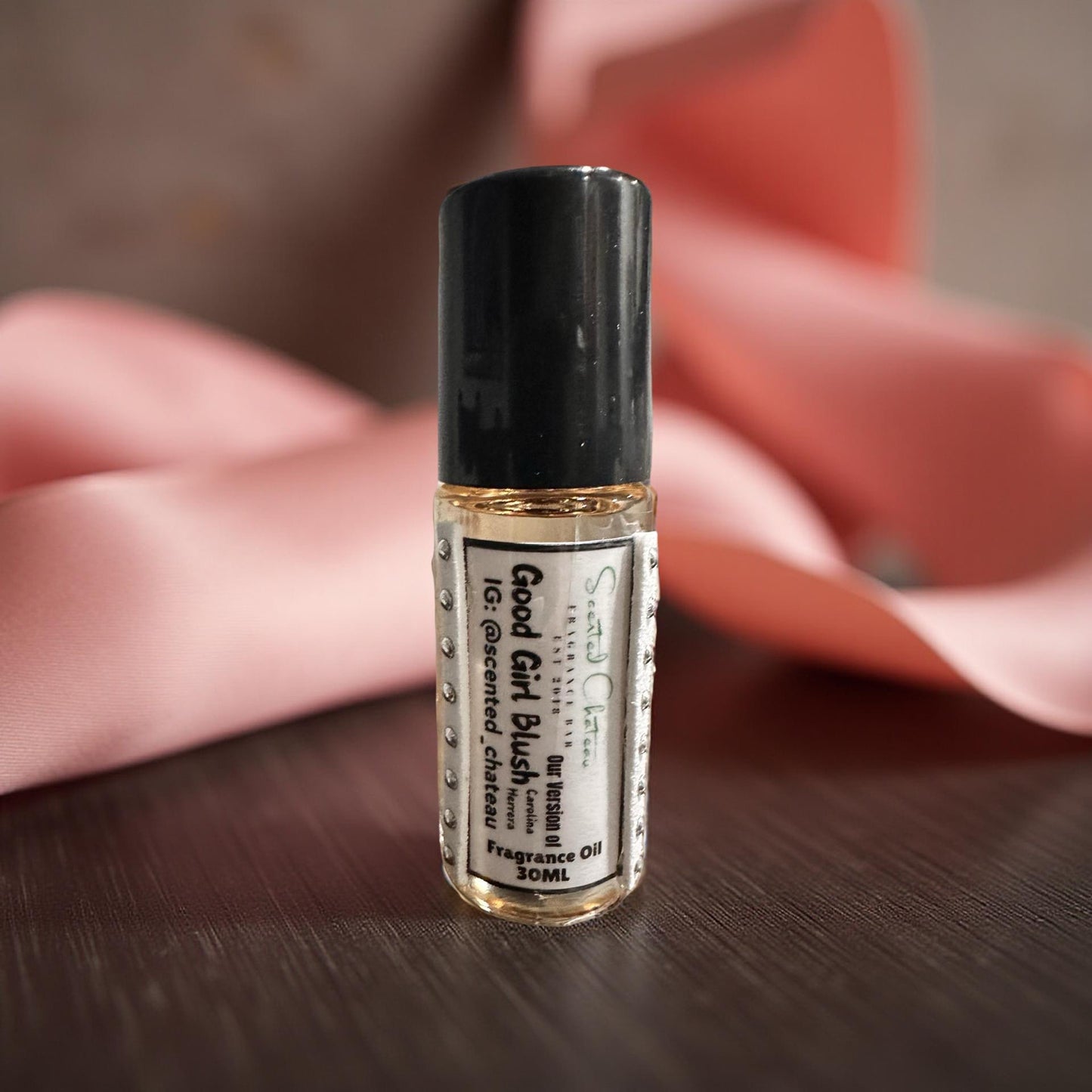 Good Girl Blush (Carolina Herrera Type) – Soft Peony Vanilla Body Oil | Scented Chateau Fragrance Bar