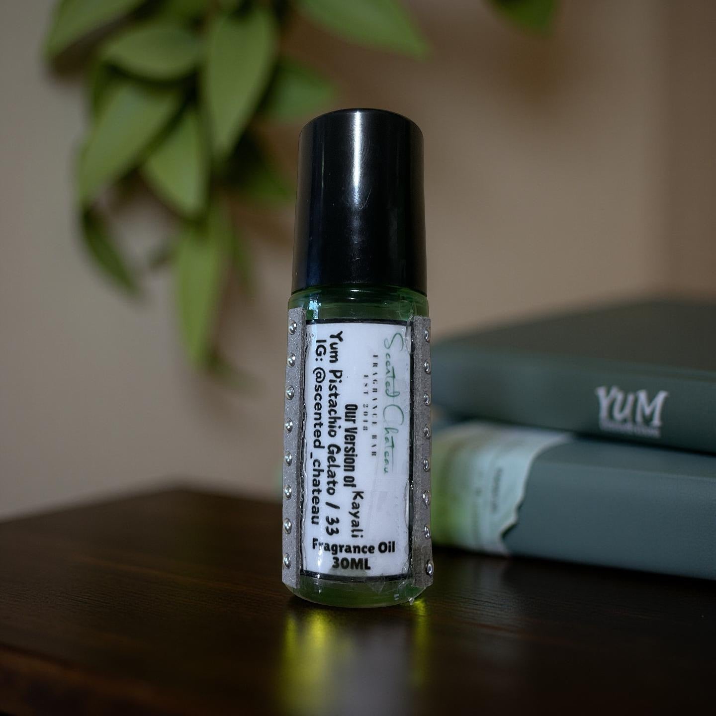 Yum Pistachio Gelato | 33 (Kayali Type) – Gourmand Unisex Body Oil | Scented Chateau Fragrance Bar