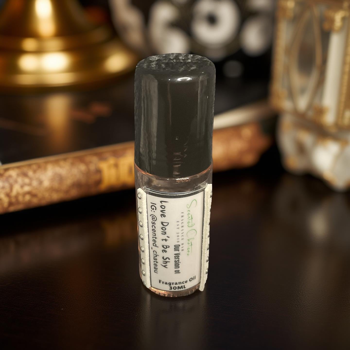 Love Don’t Be Shy (By Kilian Type) – Amber Sweet Body Oil | Scented Chateau Fragrance Bar