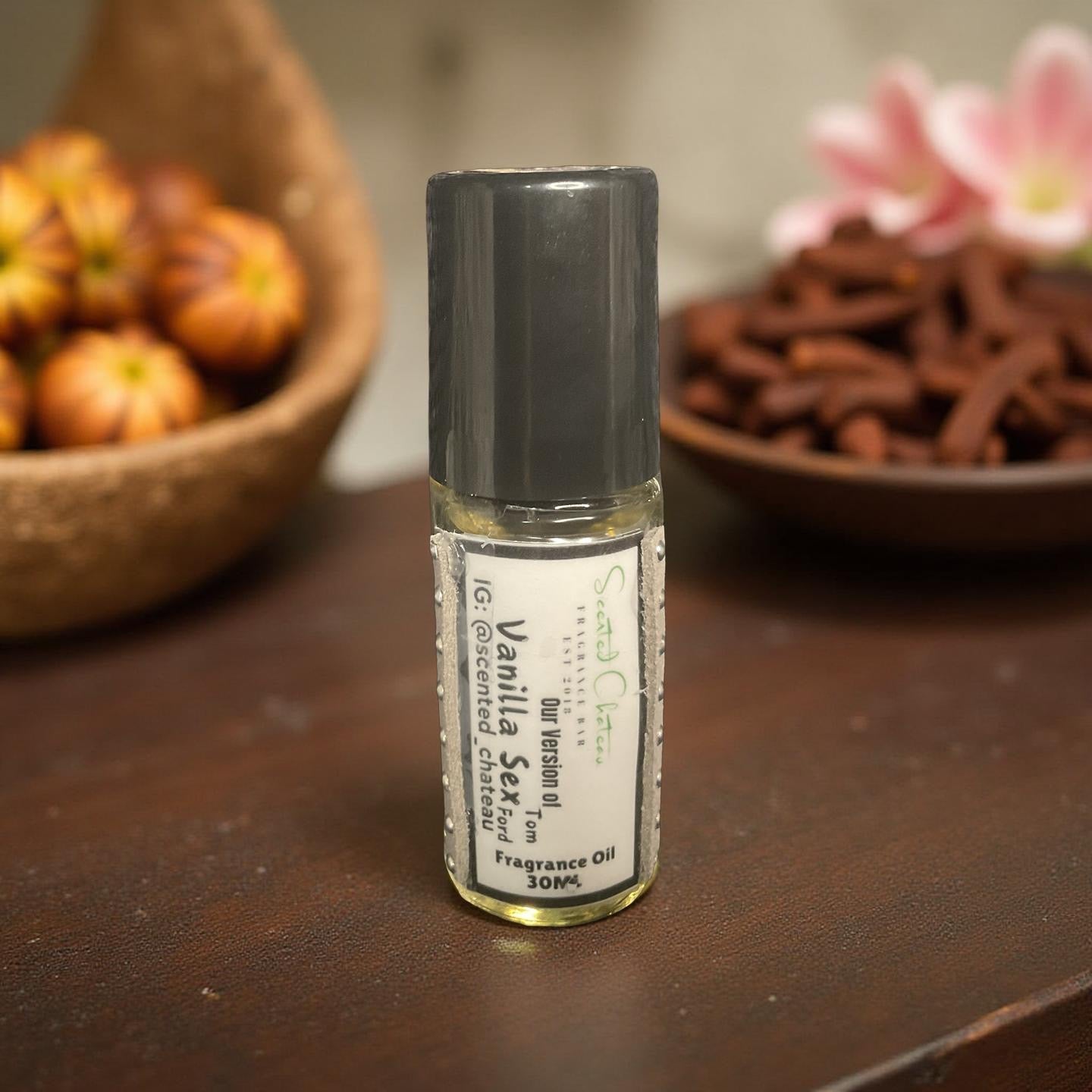 Vanilla Sex (Tom Ford Type) – Amber Vanilla Unisex Body Oil | Scented Chateau Fragrance Bar