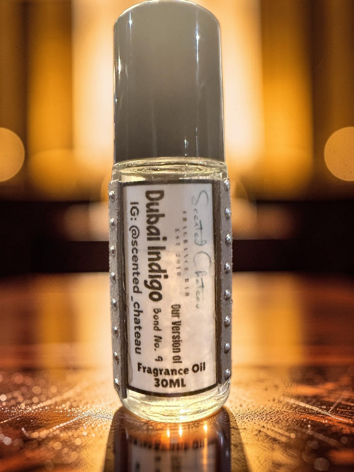 Dubai Indigo (Bond No. 9Type) Fragrance Oil – Rich Fruity Floral Oud Luxury Scent | Scented Chateau