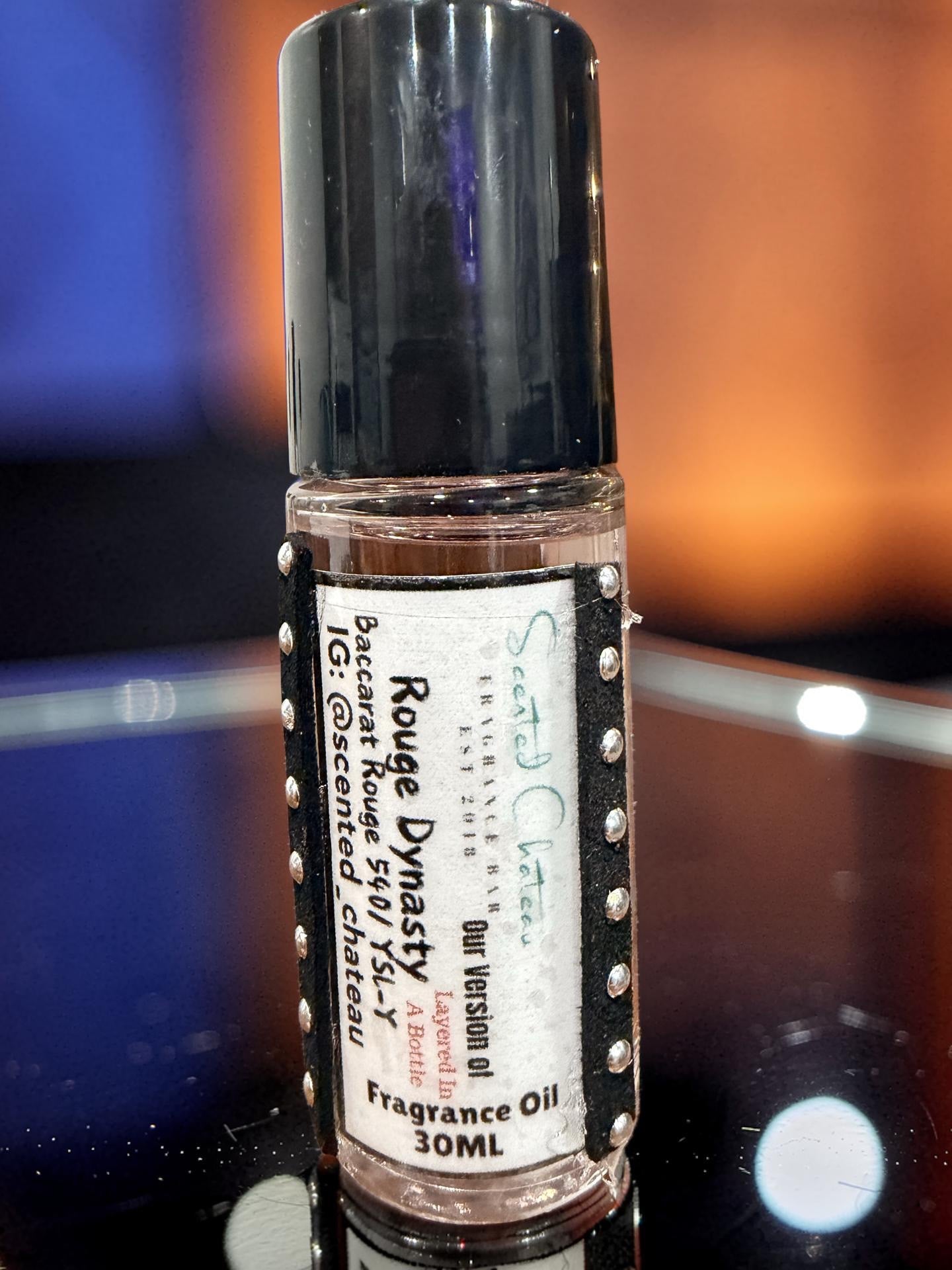 Rouge Dynasty Inspired by Baccarat Rouge 540 & Y (Yves Saint Laurent Type) – Dual Luxury Unisex & Men’s Body Oil Collection | Scented Chateau Fragrance Bar
