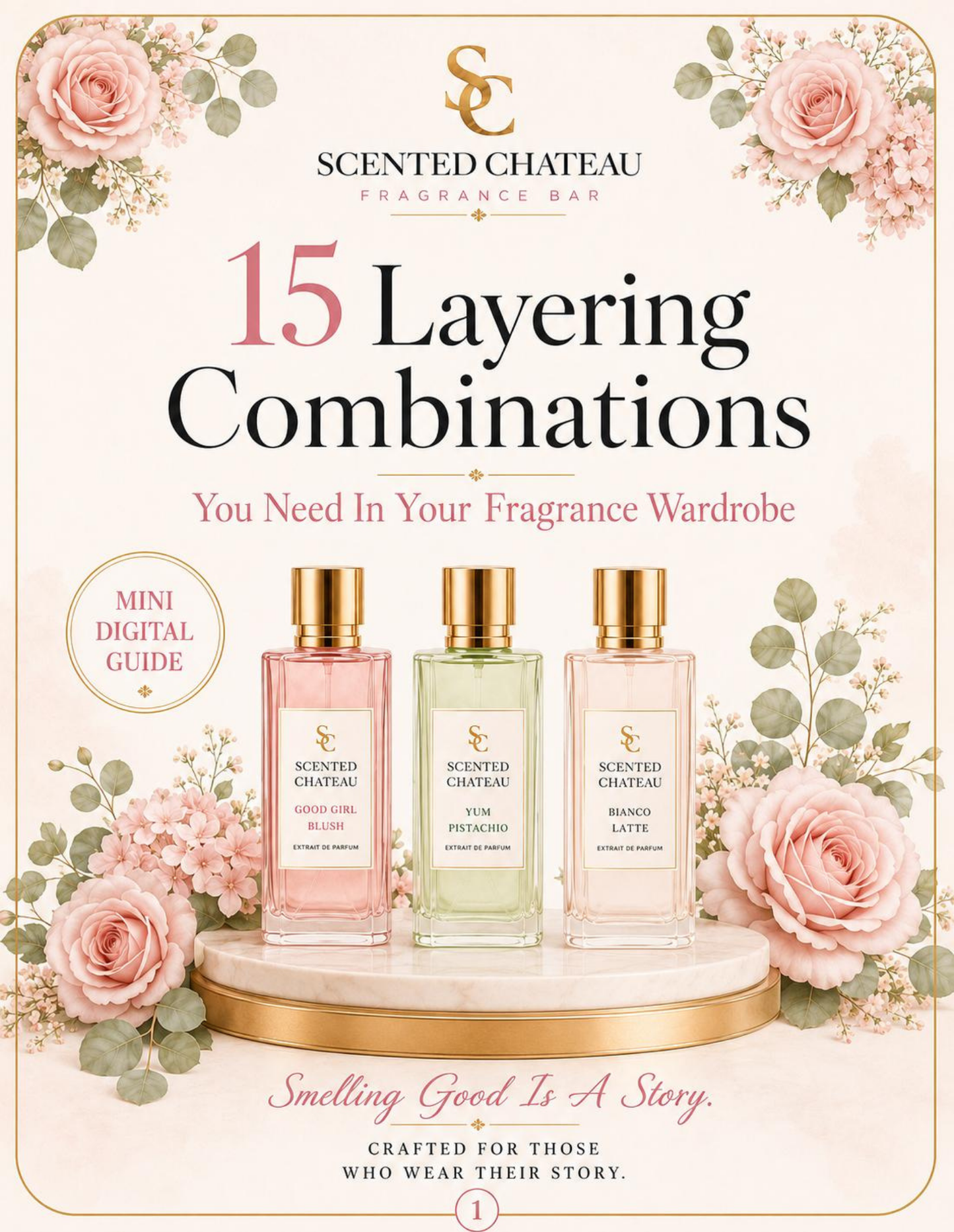15 Fragrance Layering Combinations: Your Scent Story Mini Digital Guide