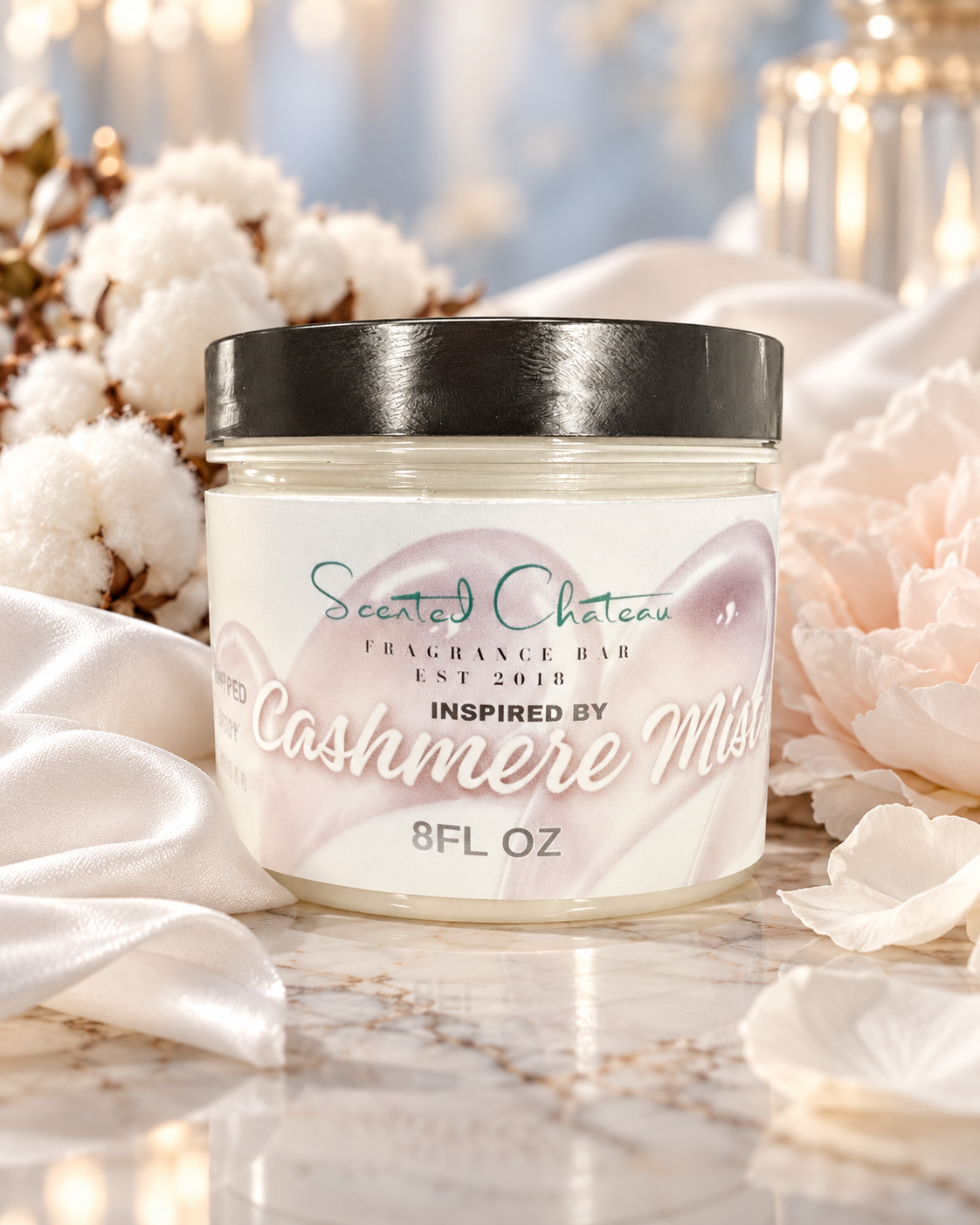 Cashmere Mist Whipped Body Butter (Donna Karan Type)– Warm Musk, Jasmine & Vanilla Moisturizer