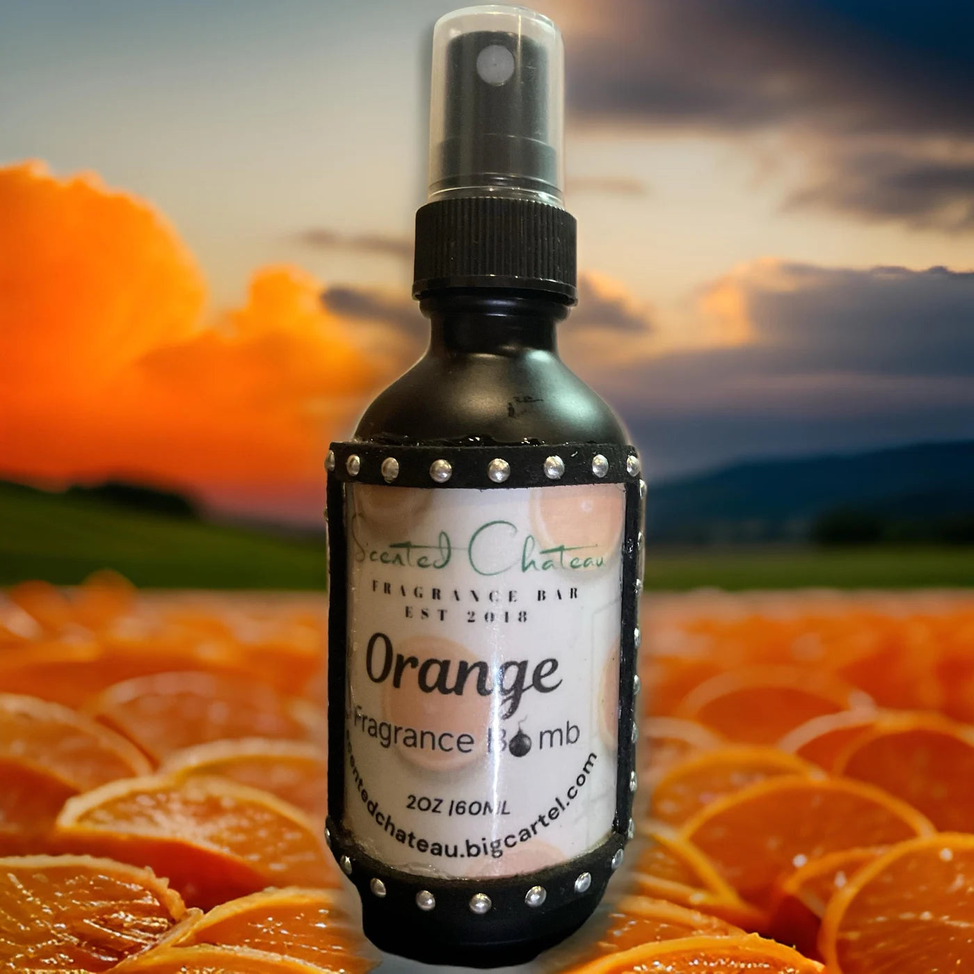 Orange Citrus Fragrance Bomb | Fresh Long-Lasting Spray