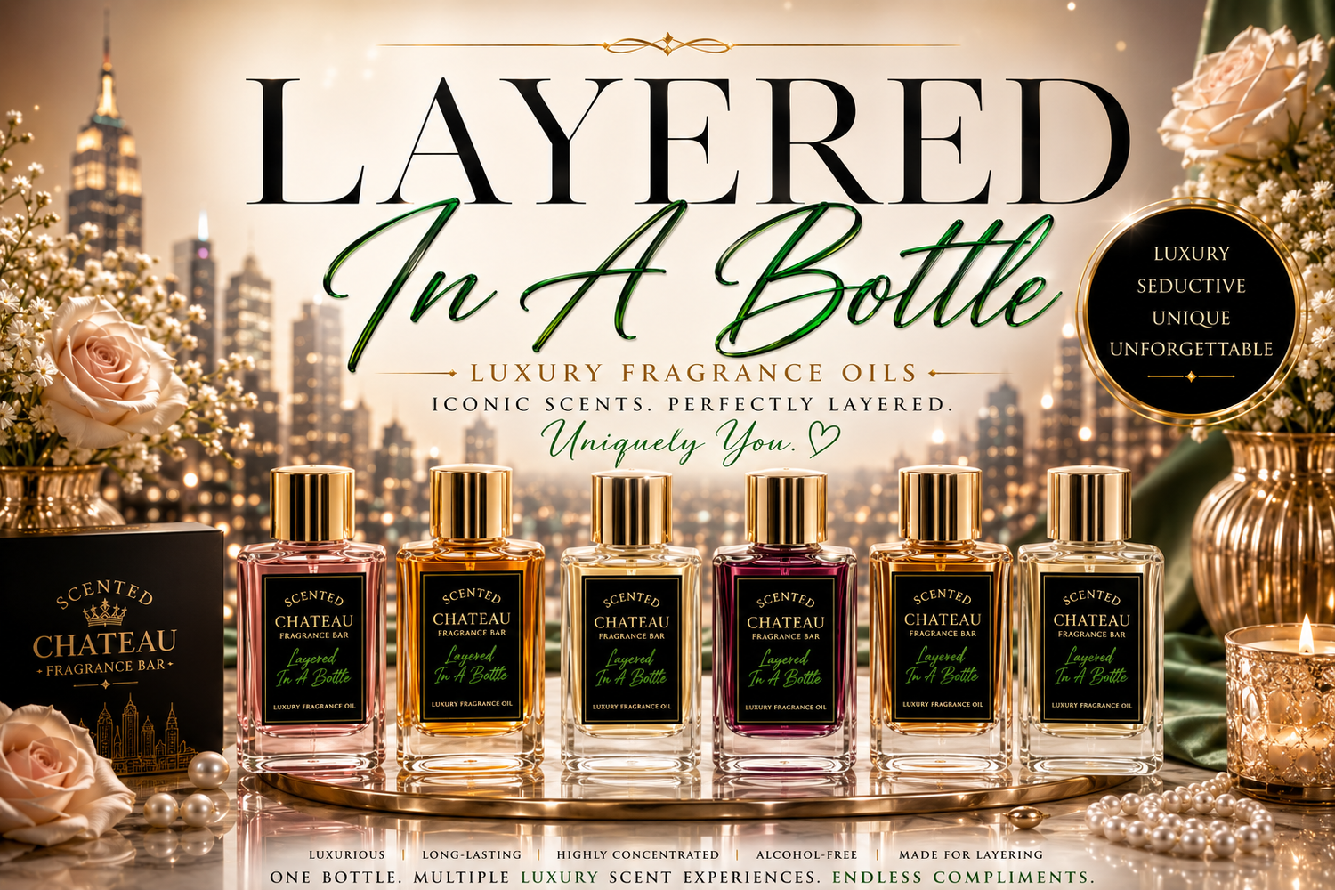 Layered In A Bottle | Luxury Fragrance Oil Layering Collection