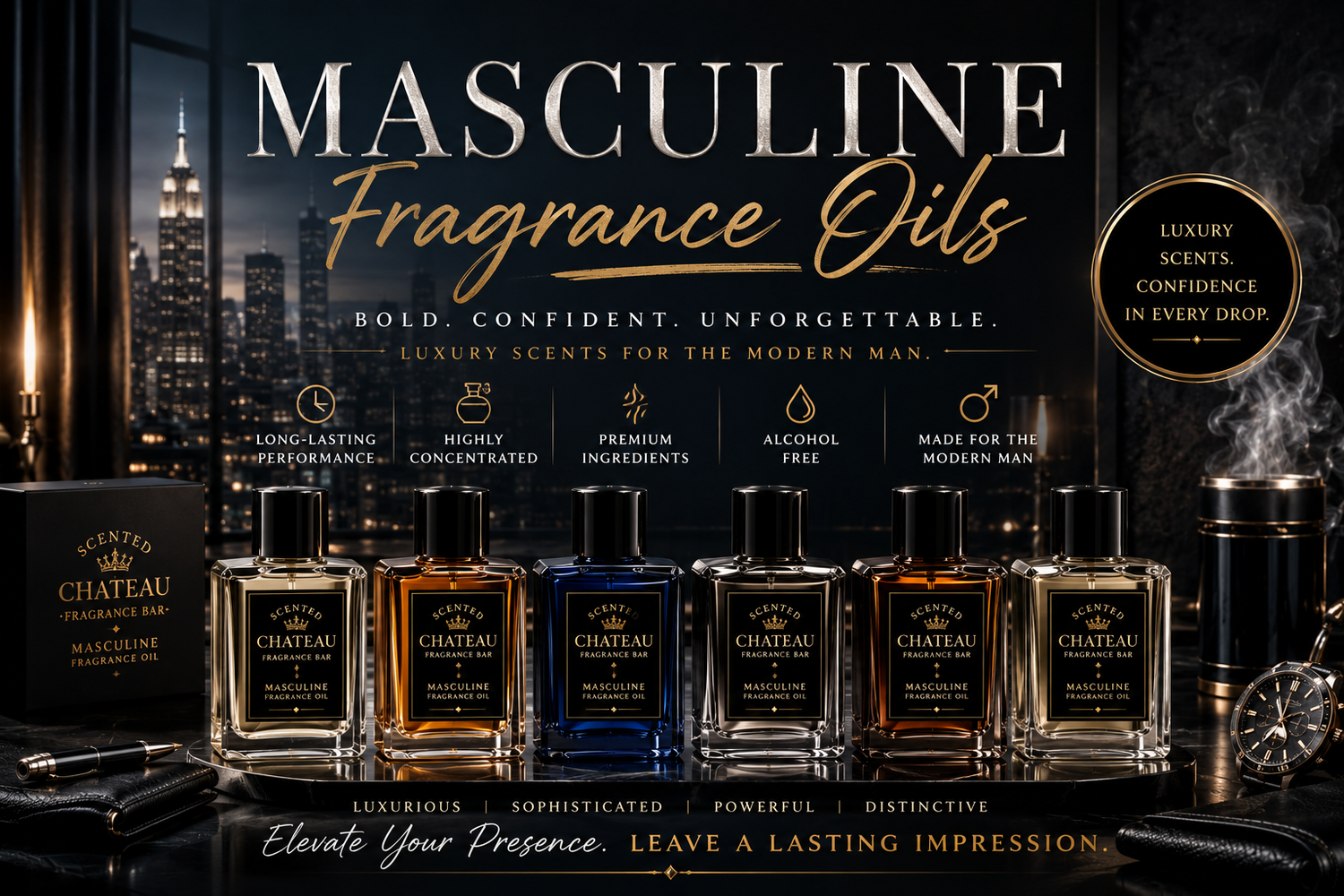 Masculine Fragrance Oil Collection