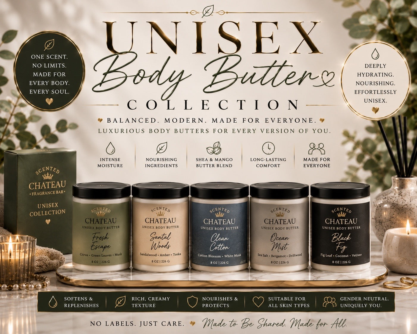 Unisex Signature Body Butter Collection