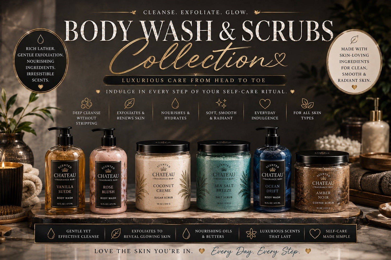 Body Wash & Scrubs