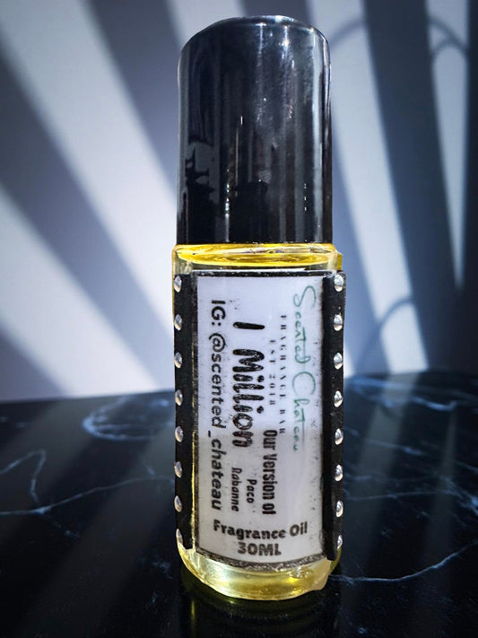 1 Million (Paco Rabanne Type) – Bold Woody Spicy Men’s Body Oil | Scented Chateau Fragrance Bar