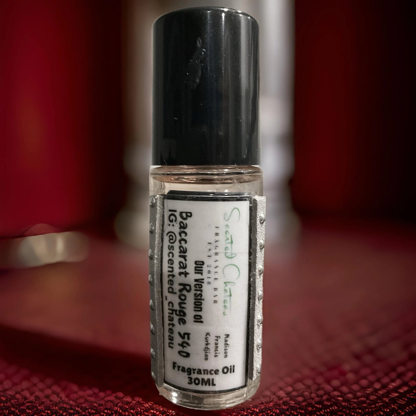 Baccarat Rouge 540 (Maison Francis Kurkdjian Type) – Amber Floral Unisex Body Oil | Scented Chateau Fragrance Bar