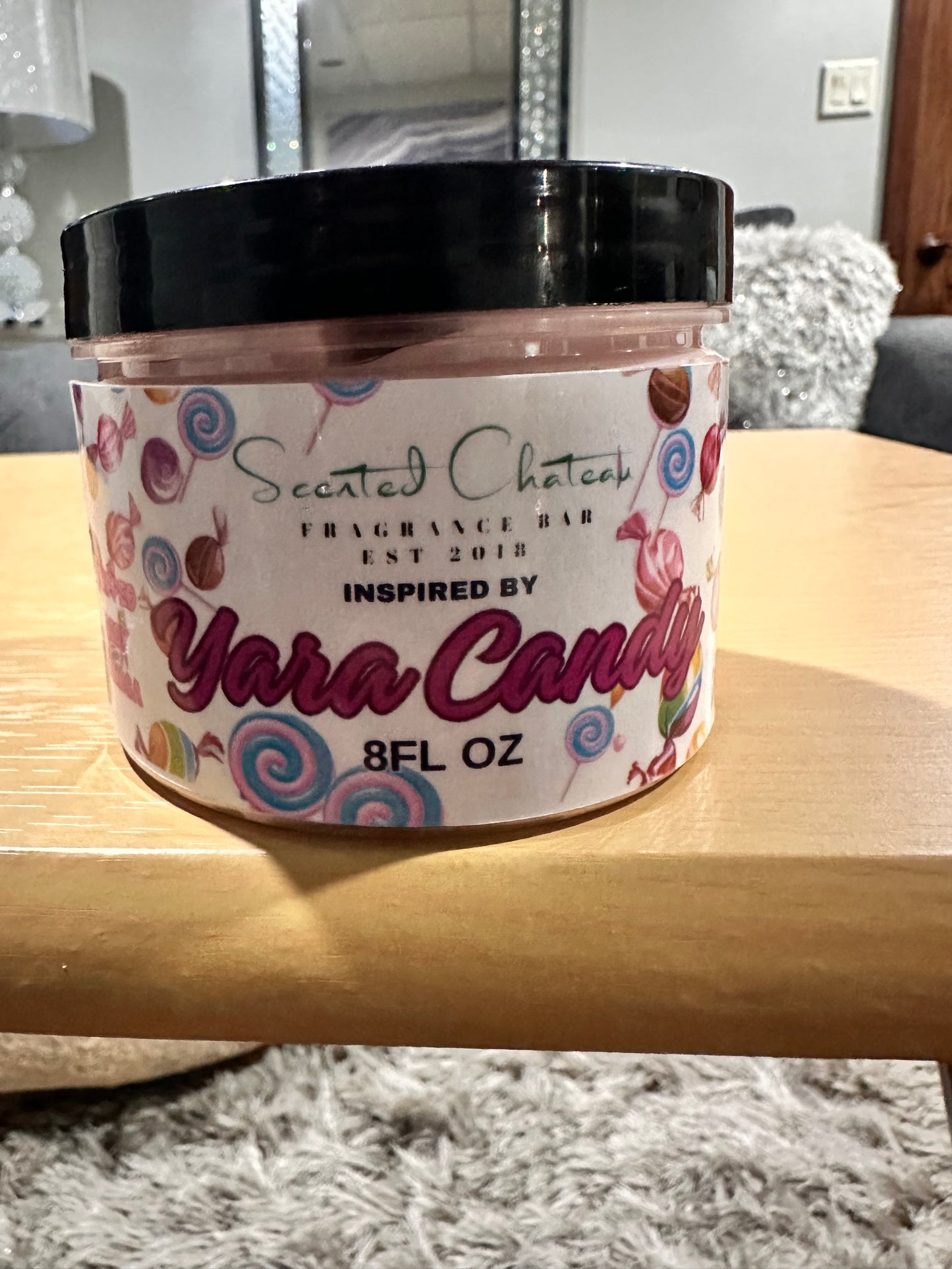 Yara Candy Whipped Body Butter – Strawberry Candy & Vanilla Dream Moisturizer