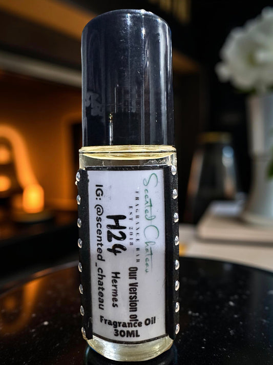 H24 (Hermès Type) – Aromatic Green Men’s Body Oil | Scented Chateau Fragrance Bar