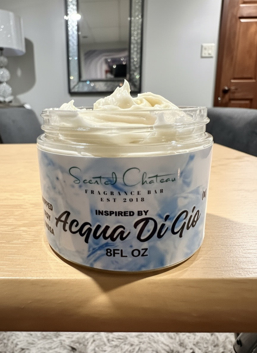 Acqua Di Gio Whipped Body Butter (Type) – Fresh Citrus & Musk Moisturizer (Giorgio Armani Type)