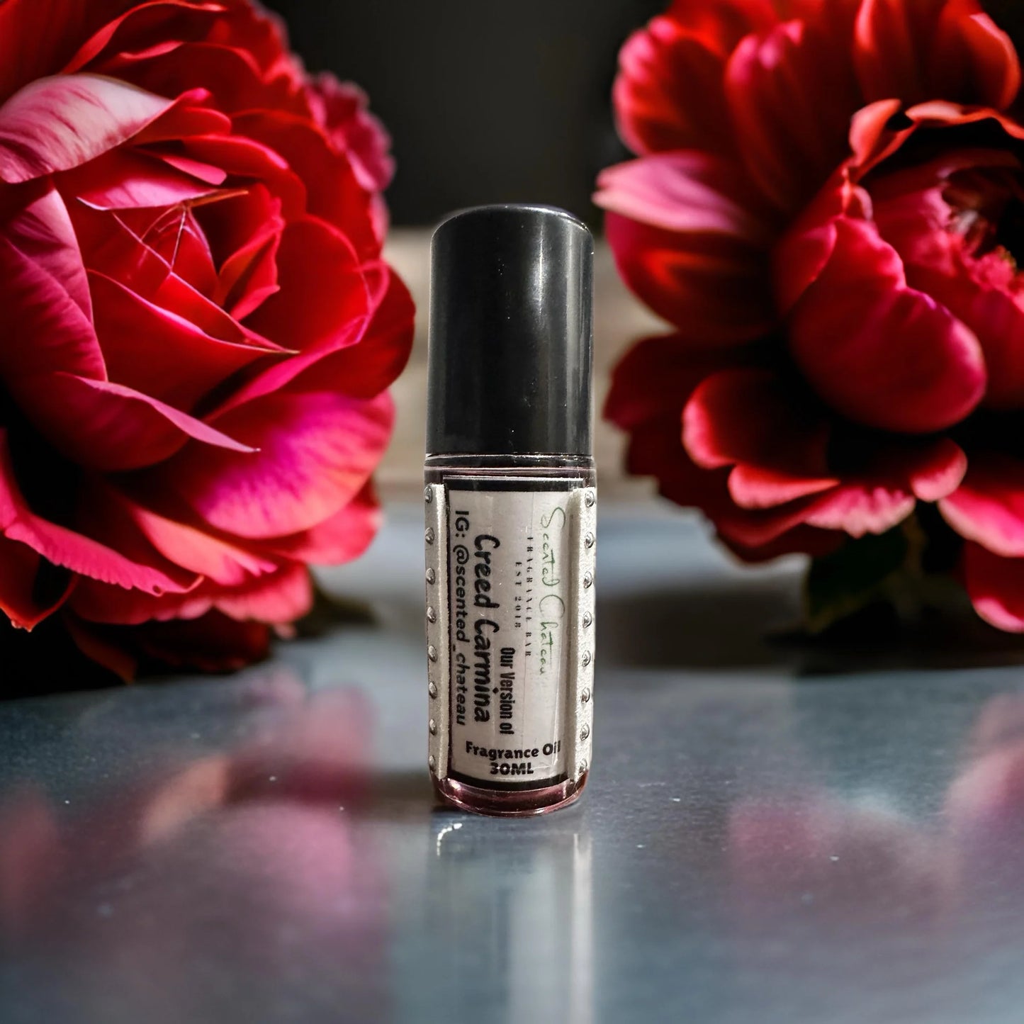 Carmina (Creed Type) – Floral Woody Musk Body Oil | Scented Chateau Fragrance Bar