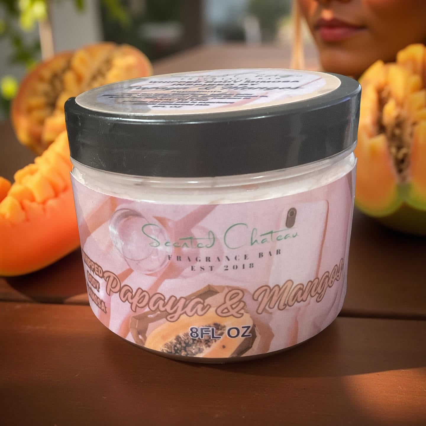 Mangos & Papayas Whipped Body Butter – Tropical Fruit & Juicy Glow Moisturizer