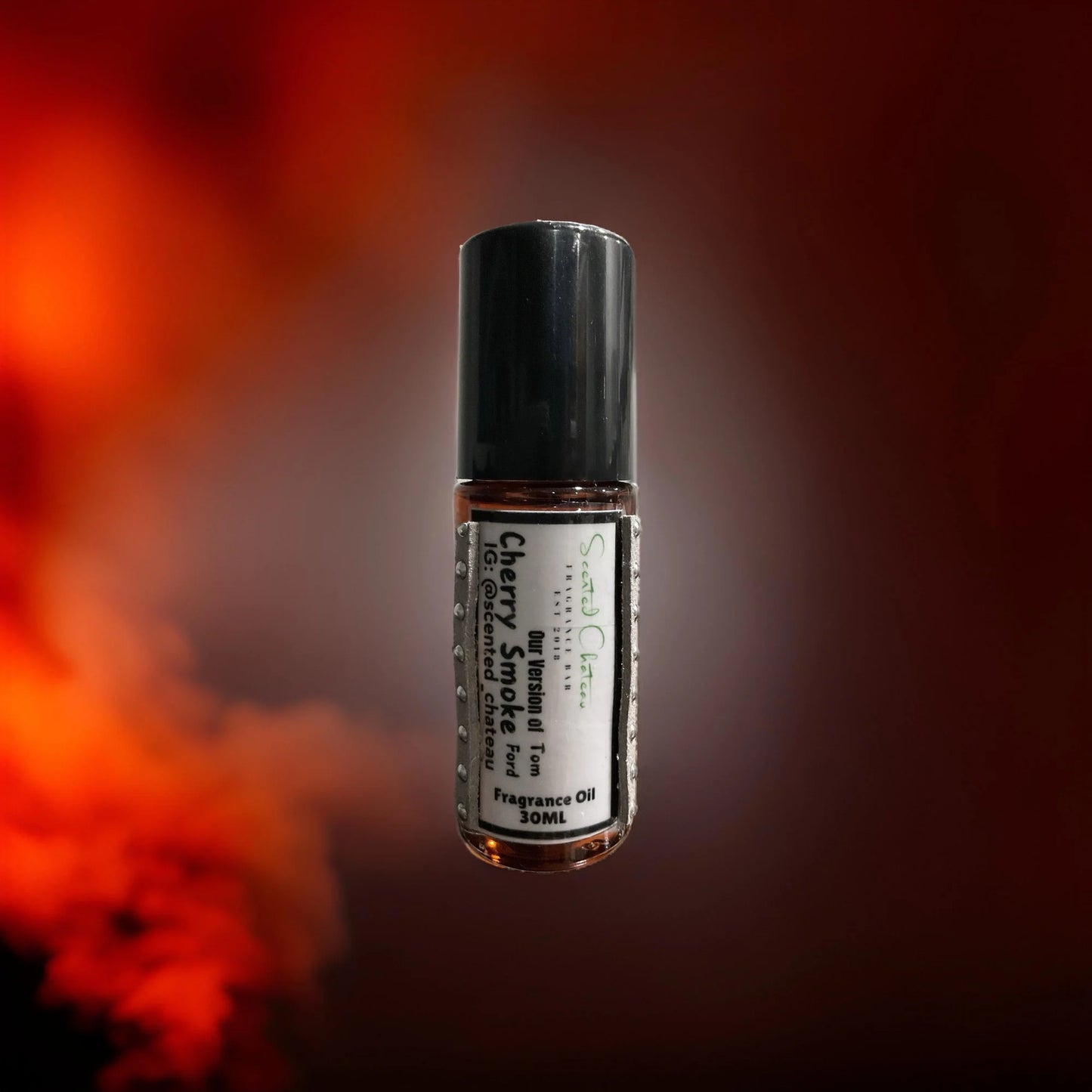 Cherry Smoke (Tom Ford Type) – Smoky Amber Cherry Unisex Body Oil | Scented Chateau Fragrance Bar