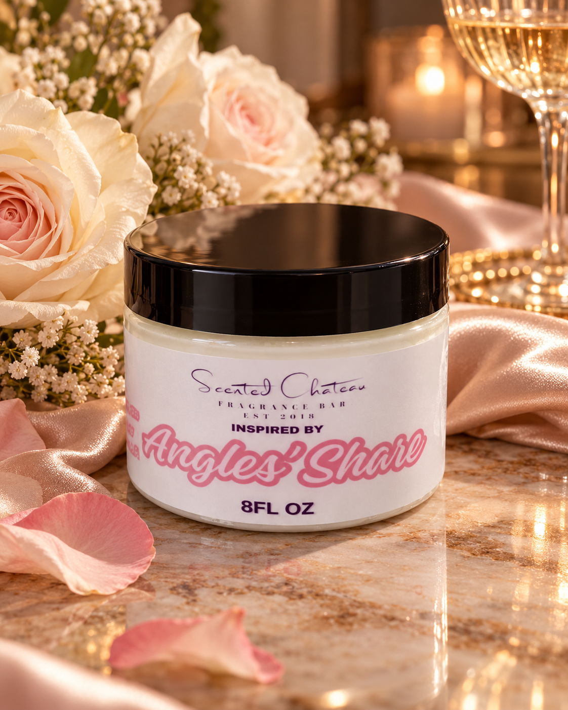 Angels’ Share Whipped Body Butter (Kilian Type) – Cognac, Vanilla & Cinnamon Luxury Moisturizer