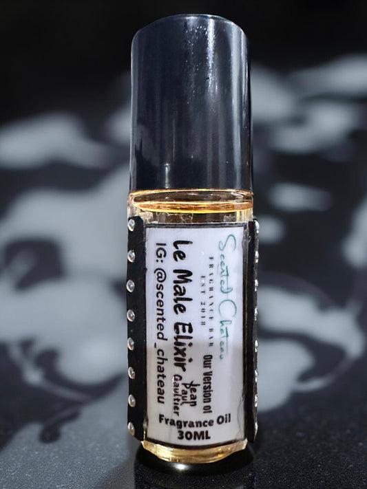 Le Male Elixir (Jean Paul Gaultier Type) – Oriental Fougere Men’s Body Oil | Scented Chateau Fragrance Bar