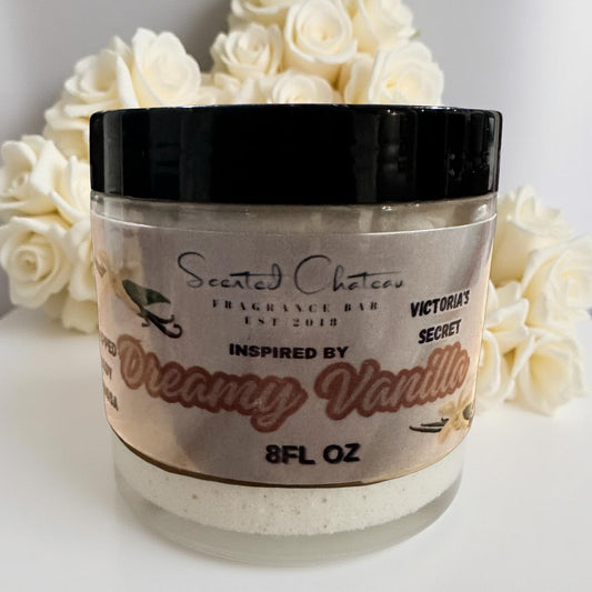 Dreamy Vanilla Whipped Body Butter (Victoria’s Secret Type) – Warm Vanilla & Powdery Cream Moisturizer