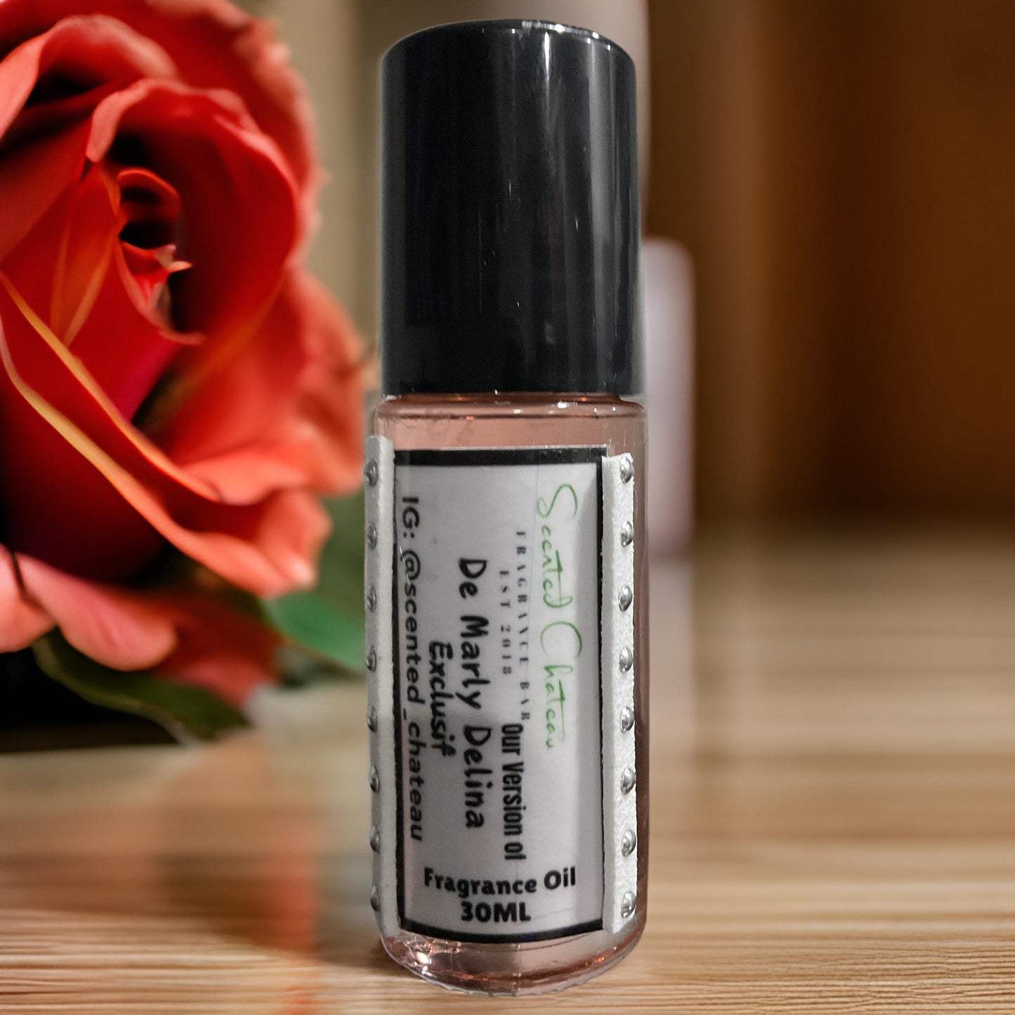 Delina Exclusif (Parfume de Marly Type) Fragrance Oil – Rose Vanilla Oud Luxury Scent | Scented Chateau
