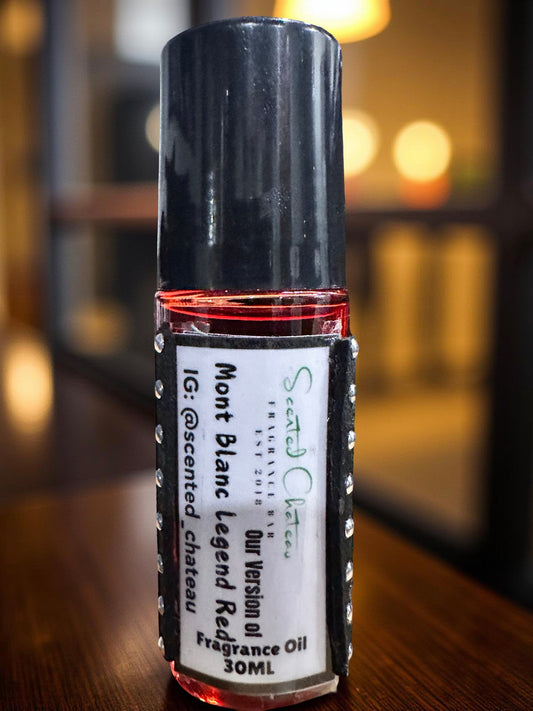 Legend Red (Montblanc Type) – Woody Citrus Aromatic Men’s Body Oil | Scented Chateau Fragrance Bar