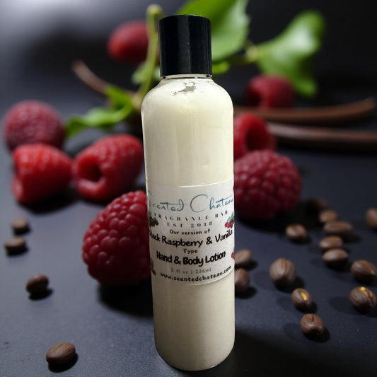 Black Raspberry & Vanilla Hand & Body Lotion – Fruity Floral Moisturizer | Scented Chateau Fragrance Bar