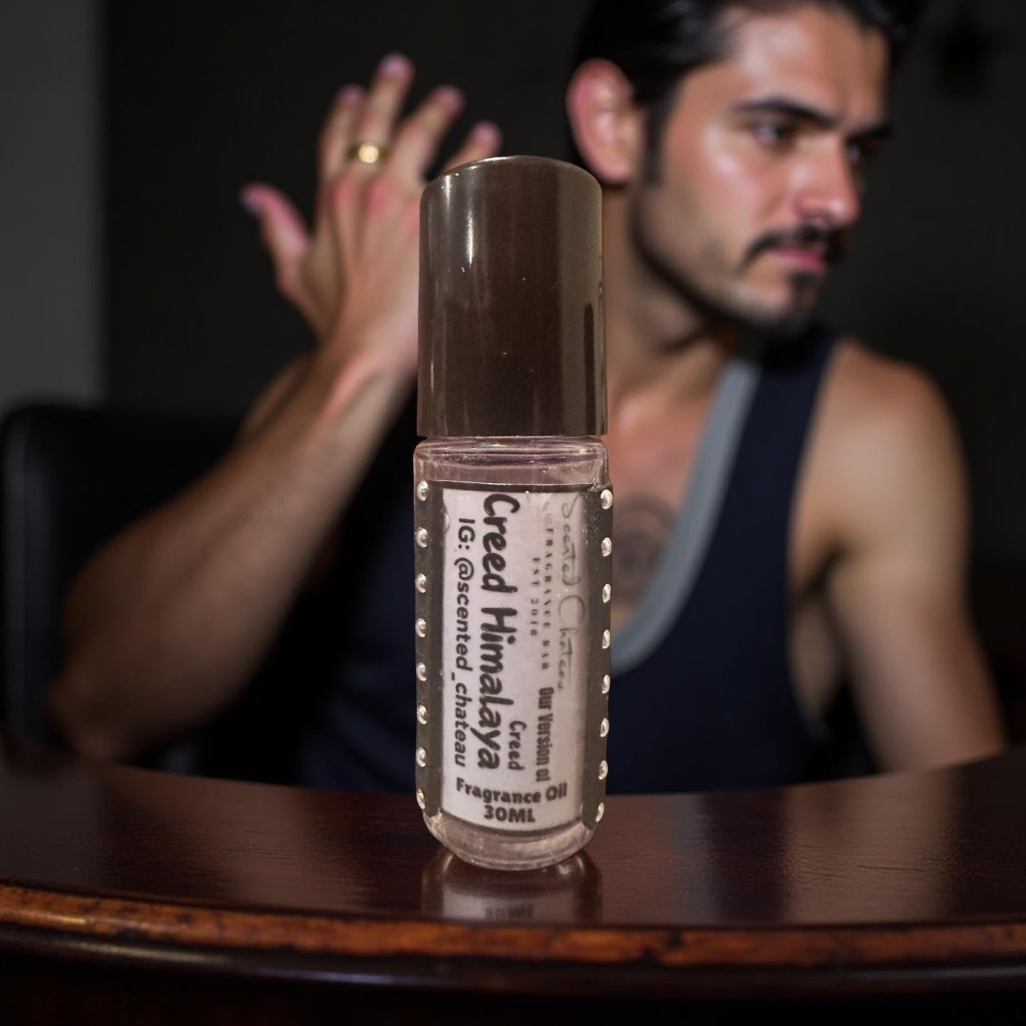 Himalaya (Creed Type) – Fresh Oriental Woody Men’s Body Oil | Scented Chateau Fragrance Bar