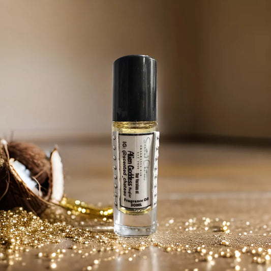Alien Goddess (Mugler Type) Body Oil – Radiant Coconut & Vanilla Glow by Scented Chateau