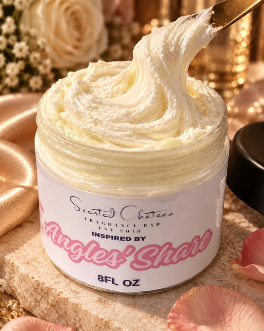 Angels’ Share Whipped Body Butter (Kilian Type) – Cognac, Vanilla & Cinnamon Luxury Moisturizer