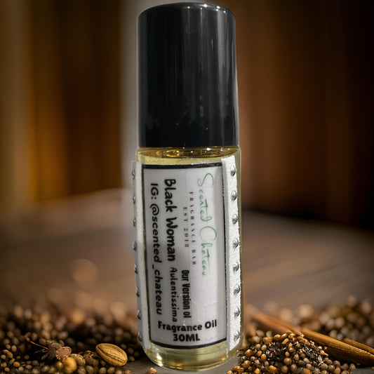 Black Woman (Aulentissima Type) – Oriental Spicy Body Oil | Scented Chateau Fragrance Bar