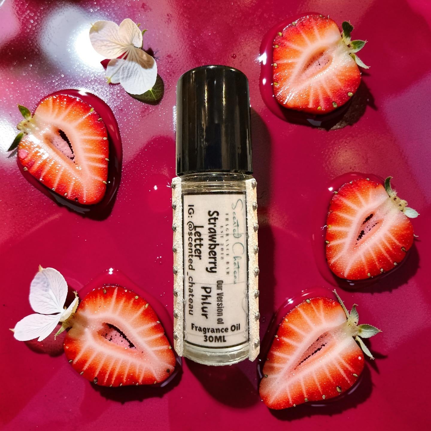 Strawberry Letter ( Phlur Type) – Sweet Fruity Floral Women’s Fragrance | Scented Chateau Fragrance Bar