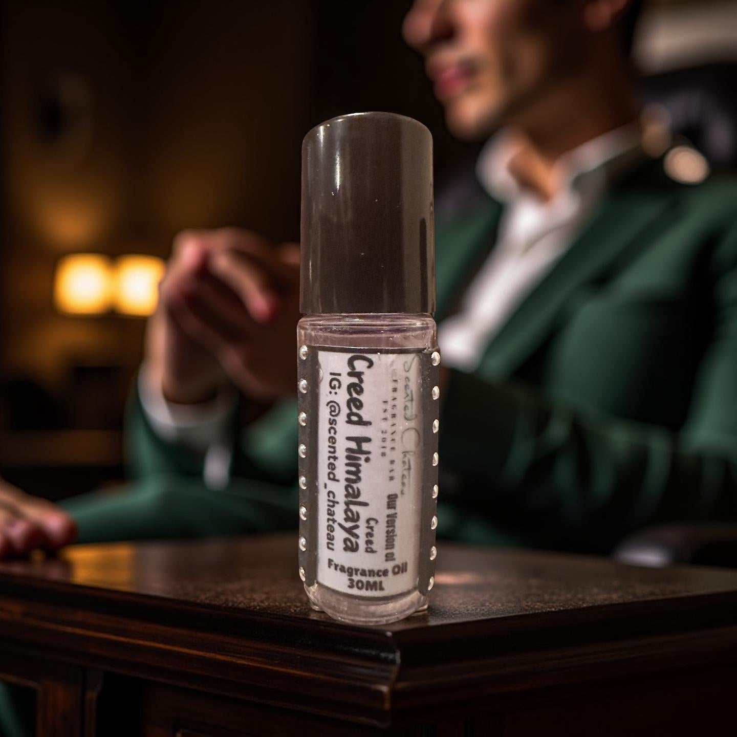 Himalaya (Creed Type) – Fresh Oriental Woody Men’s Body Oil | Scented Chateau Fragrance Bar