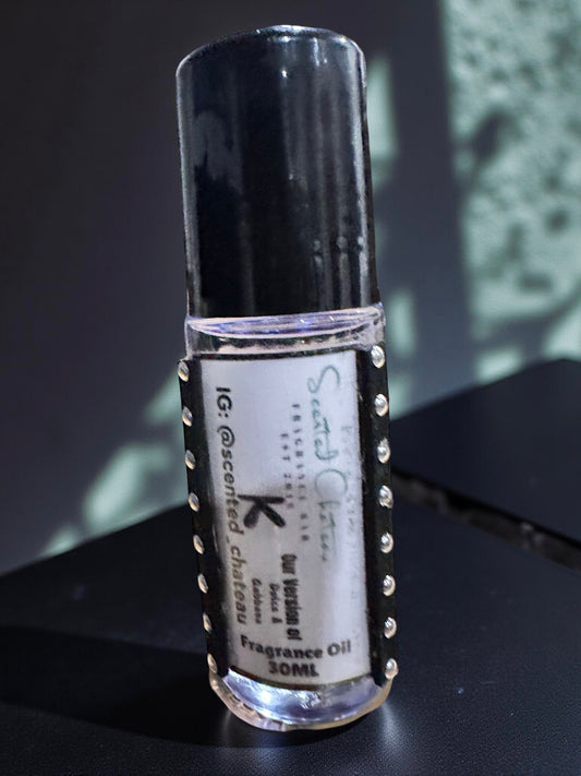 K (Dolce & Gabbana Type) – Woody Spicy Men’s Body Oil | Scented Chateau Fragrance Bar