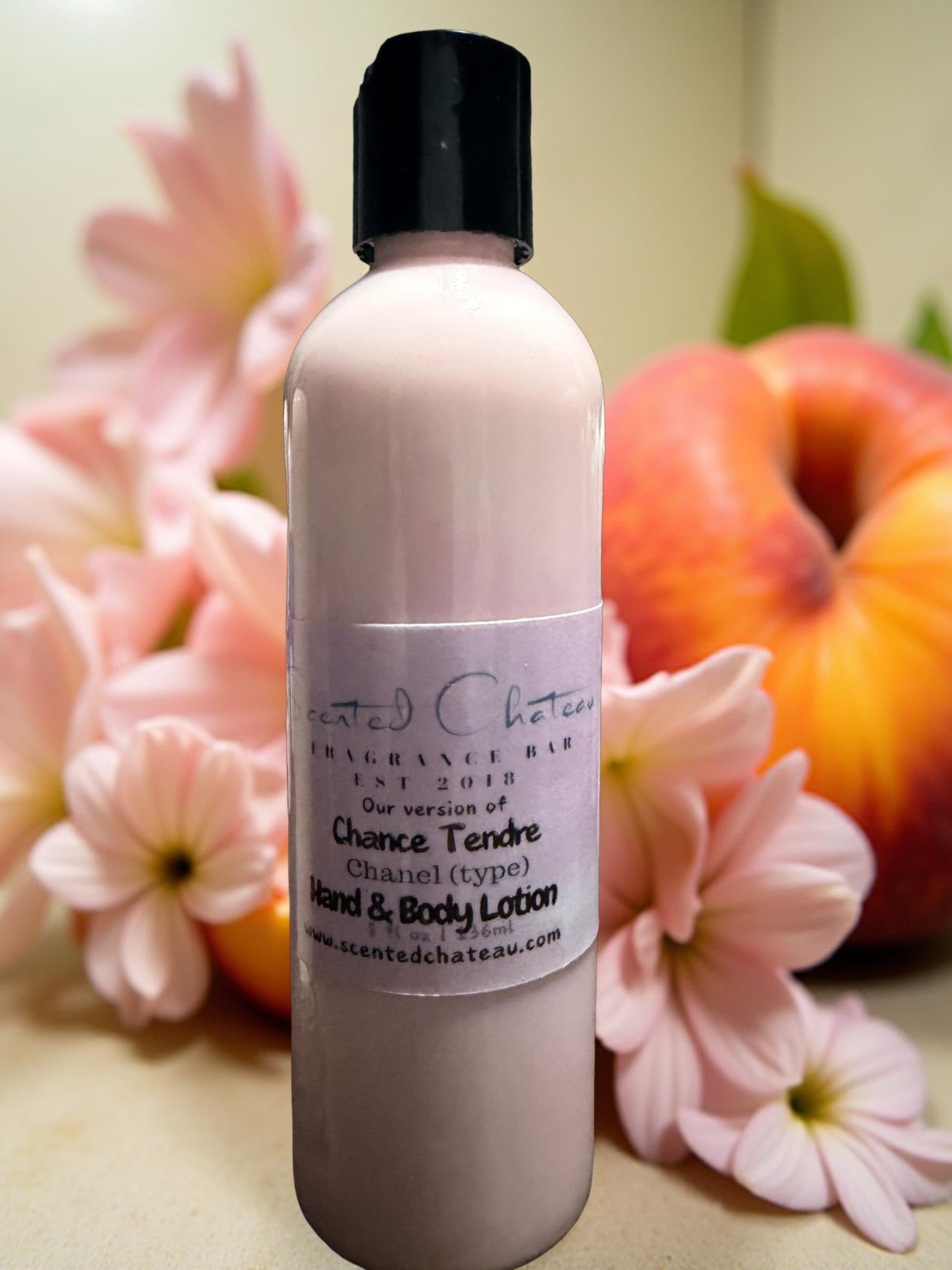 Chance Tendre (Chanel Type) Hand & Body Lotion | Soft Floral Fruity • Clean & Powdery