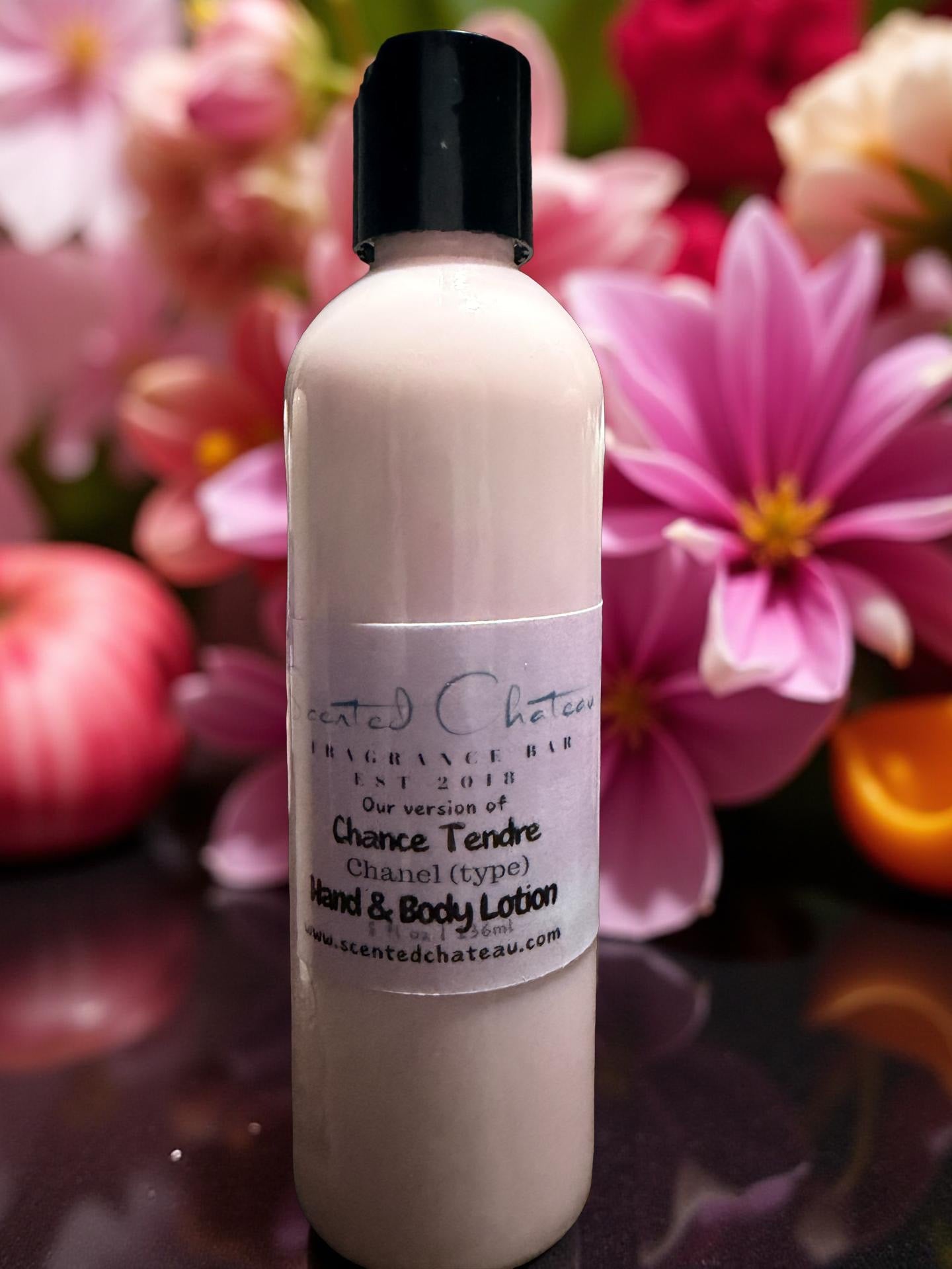 Chance Tendre (Chanel Type) Hand & Body Lotion | Soft Floral Fruity • Clean & Powdery