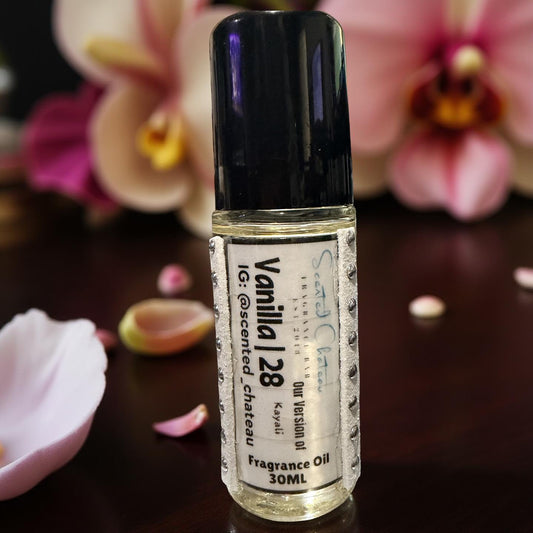 Vanilla | 28 (Kayali Type) – Oriental Vanilla Unisex Fragrance | Scented Chateau Fragrance Bar