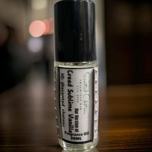 Sublime Vanille (Creed Type) – Amber Vanilla Unisex Body Oil | Scented Chateau Fragrance Bar