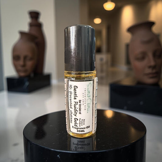 Gentle Fluidity Gold (Maison Francis Kurkdjian Type) – Amber Vanilla Unisex Body Oil | Scented Chateau Fragrance Bar