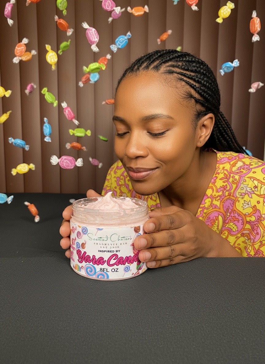 Yara Candy Whipped Body Butter – Strawberry Candy & Vanilla Dream Moisturizer