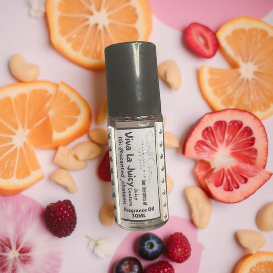 Viva La Juicy (Juicy Couture Type) – Floral Fruity Gourmand Body Oil | Scented Chateau Fragrance Bar