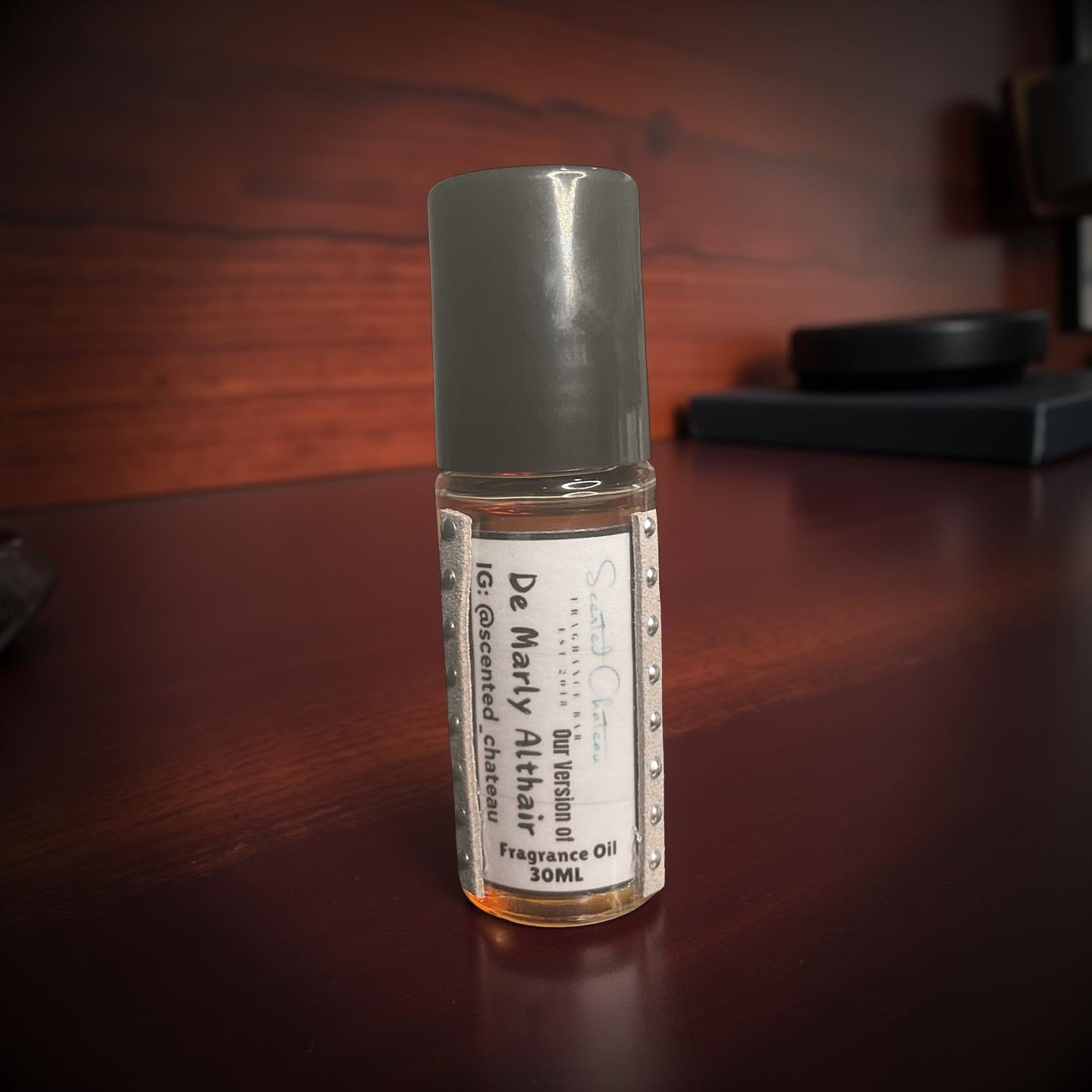 Althaïr (Parfums de Marly Type) – Rich Amber Vanilla Men’s Body Oil | Scented Chateau Fragrance Bar