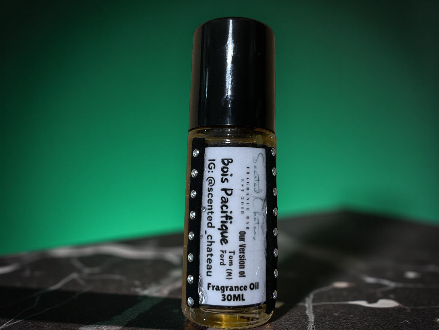 Bois Pacifique (Tom Ford Type) – Warm Woody Aromatic Men’s Body Oil | Scented Chateau Fragrance Bar