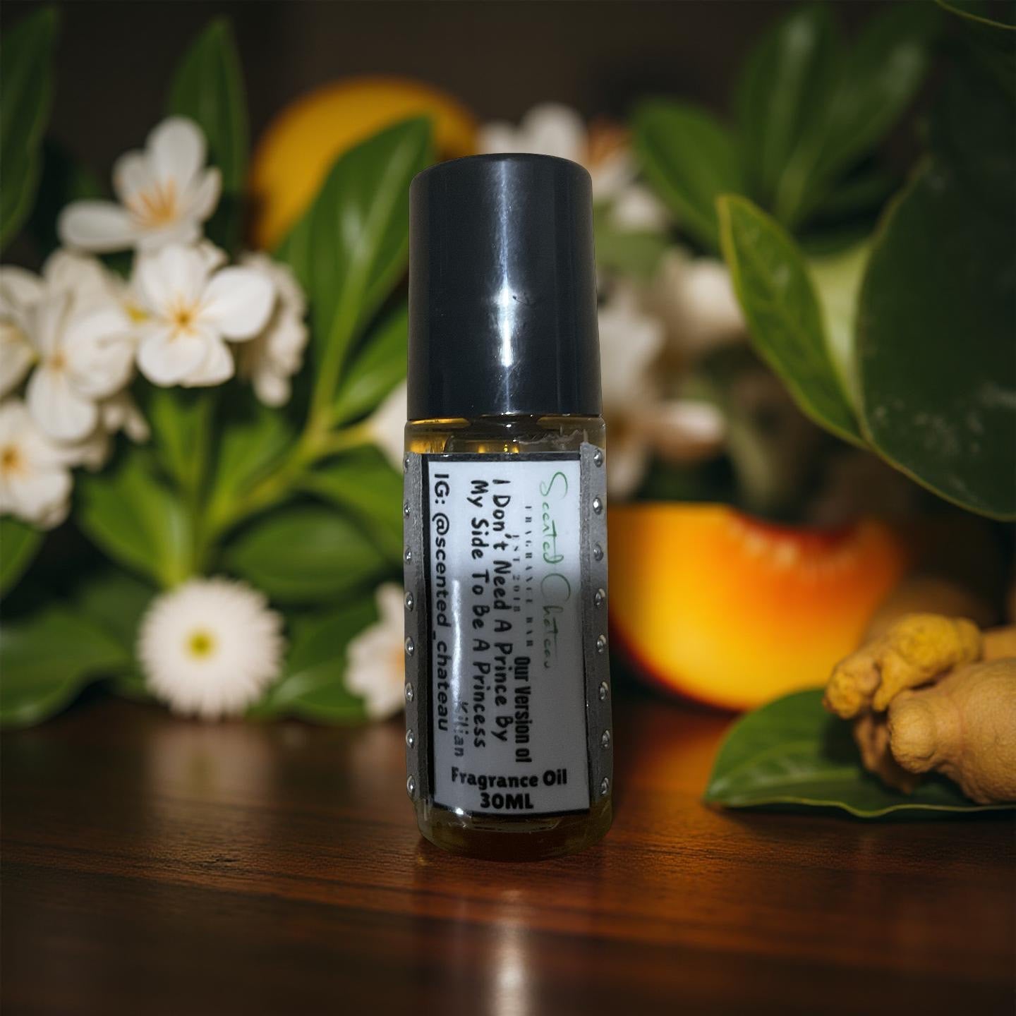 I Don’t Need A Prince By My Side To Be A Princess (Kilian Type) – Amber Vanilla Body Oil | Scented Chateau Fragrance Bar