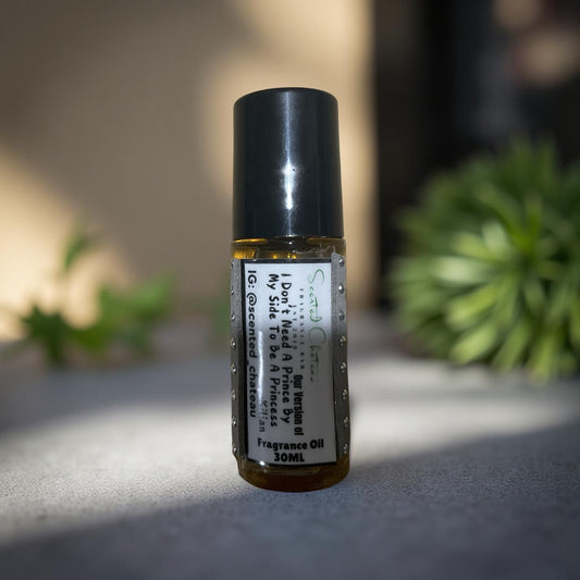 I Don’t Need A Prince By My Side To Be A Princess (Kilian Type) – Amber Vanilla Body Oil | Scented Chateau Fragrance Bar