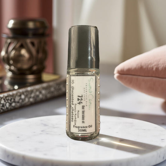 724 (Maison Francis Kurkdjian Type) – Clean Floral Musk Unisex Body Oil | Scented Chateau Fragrance Bar